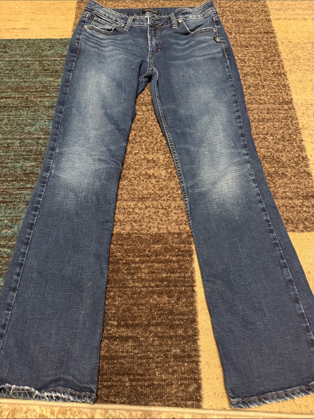 Silver Suki Slim Blue Denim Bootcut Jeans 30x31